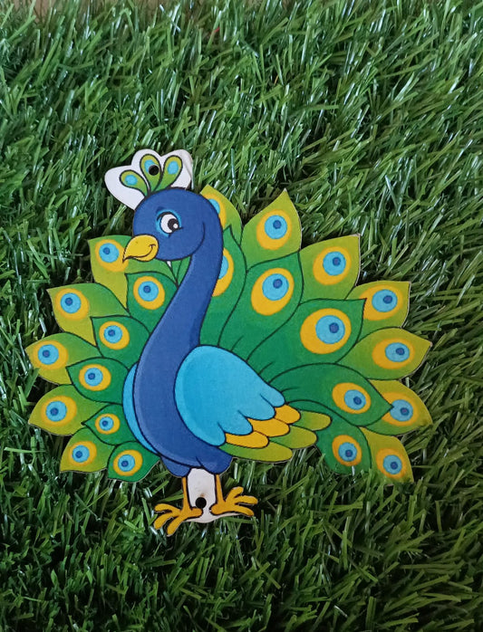 peacock cutout - decor